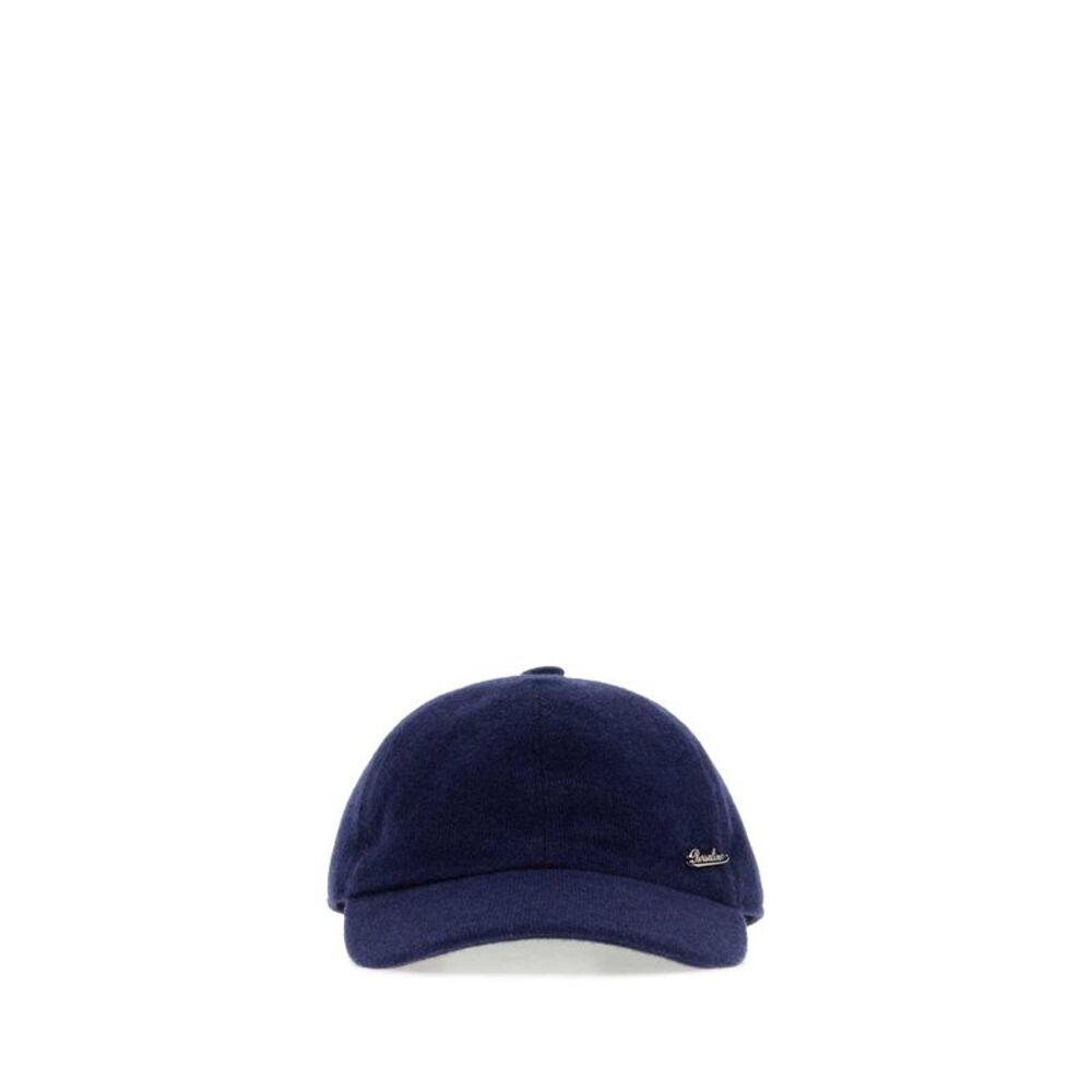 Borsalino Men Blue Cashmere Roger Baseball Cap